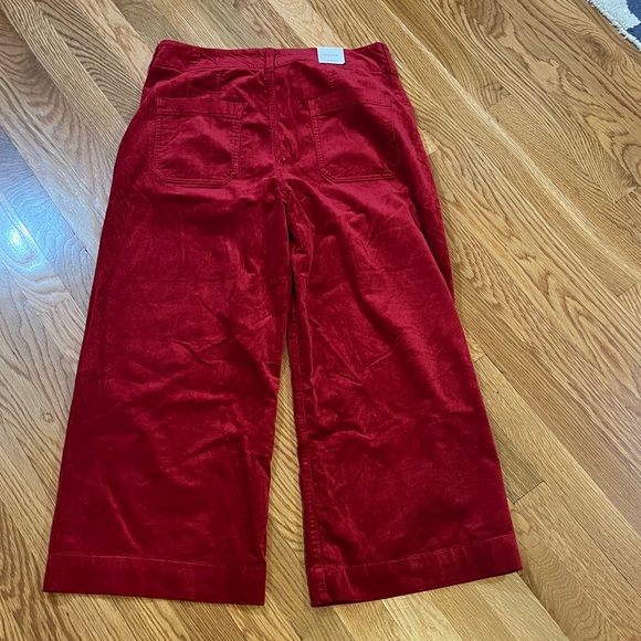 Anthropologie Colette Corduroy Crop Wide-Leg Pants Size 28P NWT - Picture 10 of 10